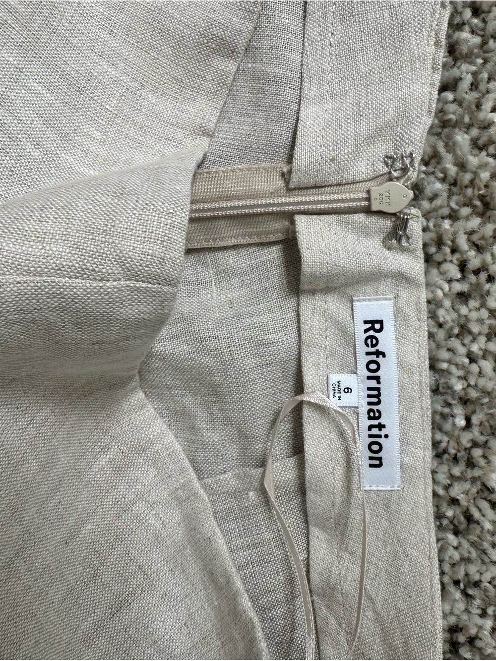 Reformation Scarlett Linen Two Piece Set - Picture 5 of 8